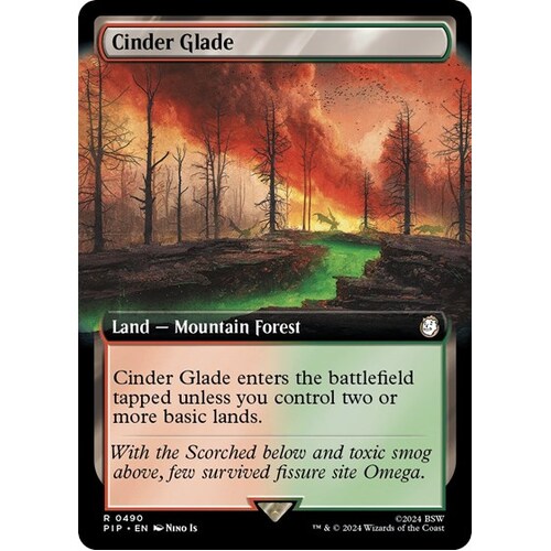 Cinder Glade (Extended Art) FOIL - PIP