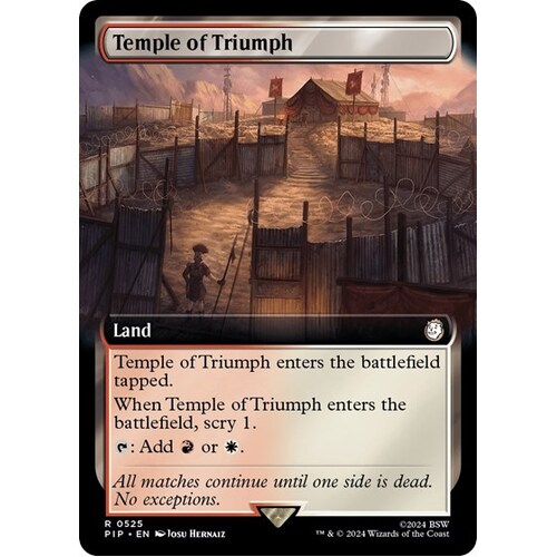 Temple of Triumph (Extended Art) FOIL - PIP