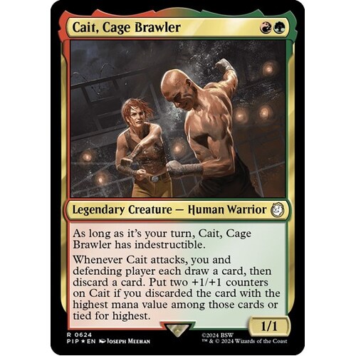 Cait, Cage Brawler (Surge Foil) FOIL - PIP