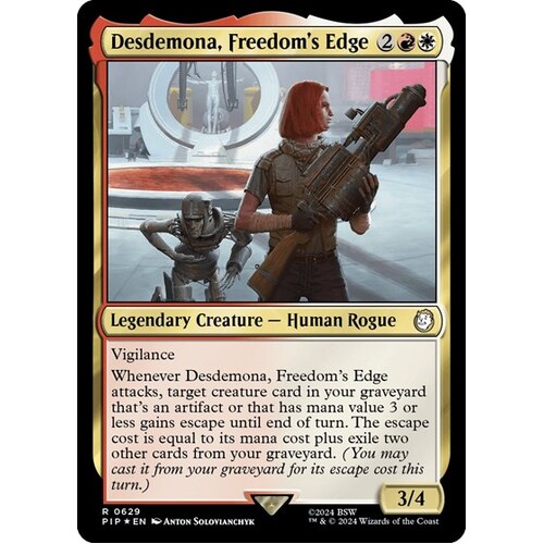 Desdemona, Freedom's Edge (Surge Foil) FOIL - PIP