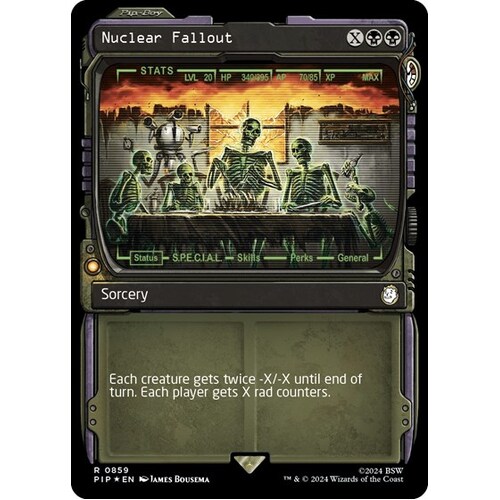 Nuclear Fallout (Showcase) (Surge Foil) FOIL - PIP