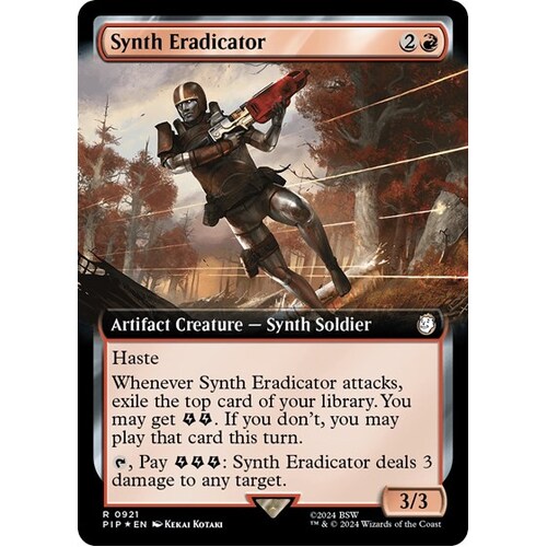 Synth Eradicator (Extended Art) (Surge Foil) FOIL - PIP