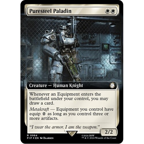 Puresteel Paladin (Extended Art) (Surge Foil) FOIL - PIP