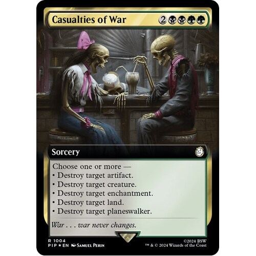 Casualties of War (Extended Art) (Surge Foil) FOIL - PIP
