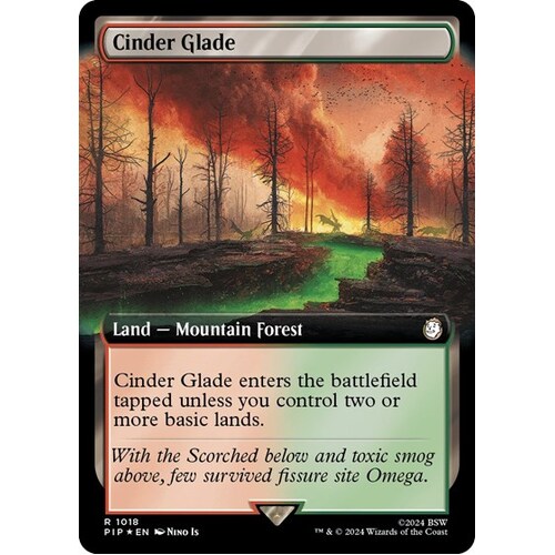 Cinder Glade (Extended Art) (Surge Foil) FOIL - PIP