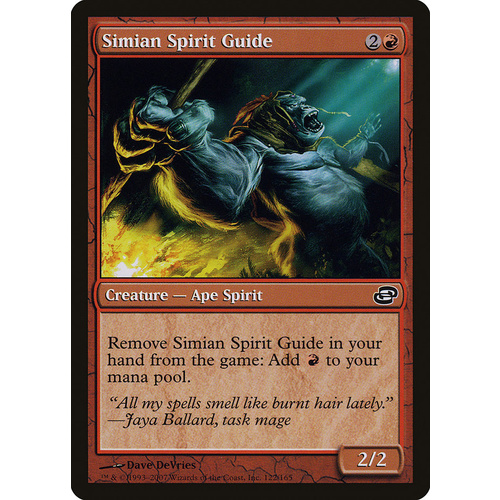 Simian Spirit Guide - PLC