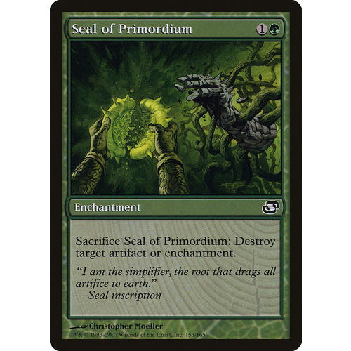 Seal of Primordium - PLC