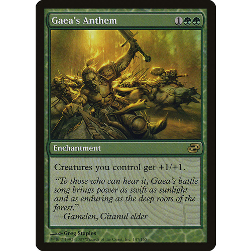 Gaea's Anthem FOIL - PLC