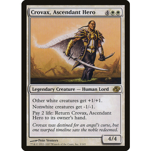 Crovax, Ascendant Hero FOIL - PLC