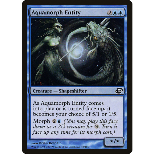 Aquamorph Entity FOIL - PLC
