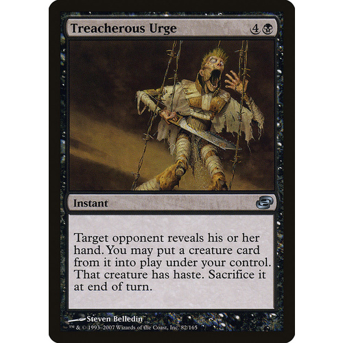 Treacherous Urge FOIL - PLC