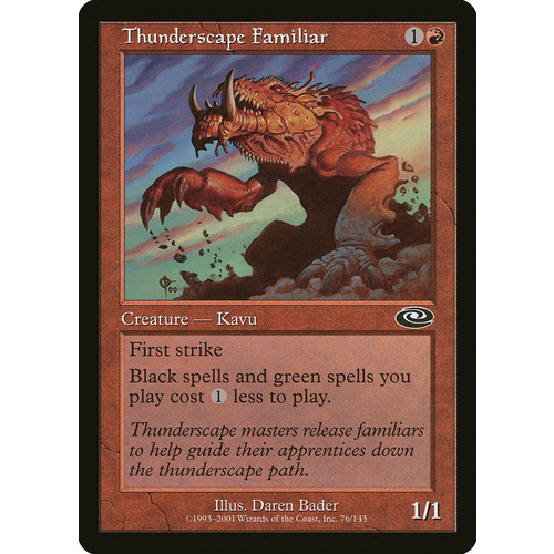 Thunderscape Familiar - PLS