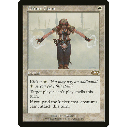 Orim's Chant FOIL - PLS