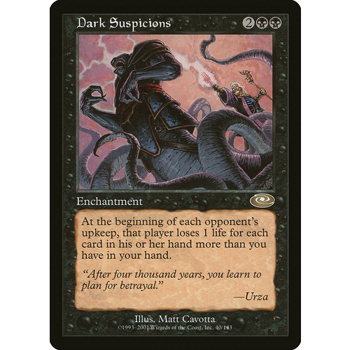 Dark Suspicions FOIL - PLS