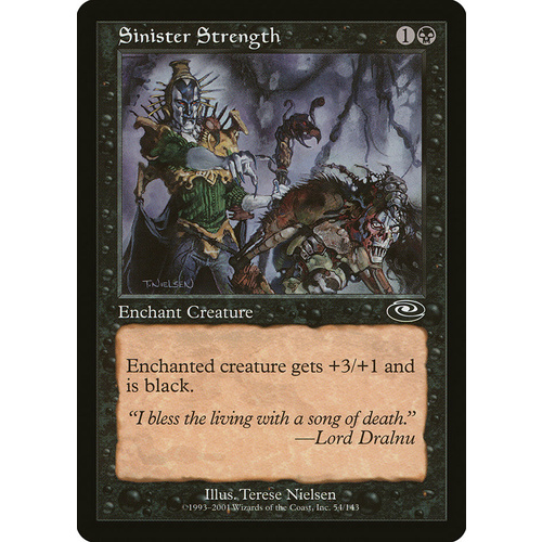 Sinister Strength FOIL - PLS