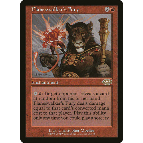 Planeswalker's Fury FOIL - PLS