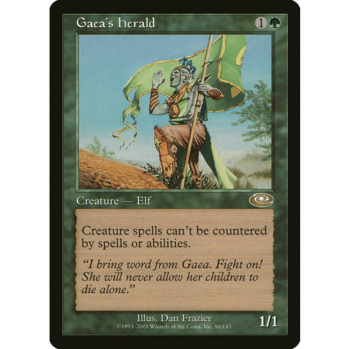 Gaea's Herald FOIL - PLS