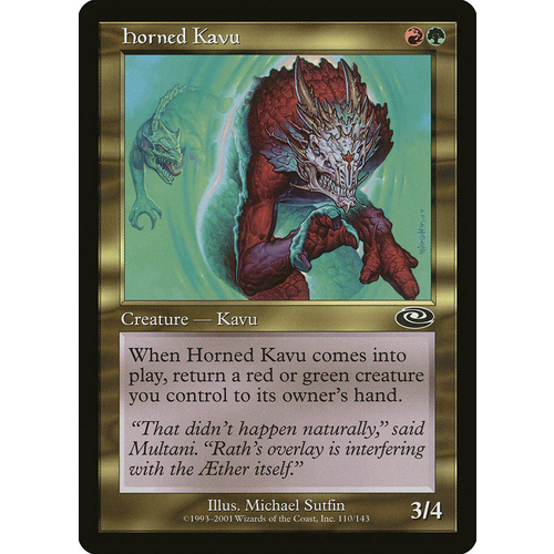 Horned Kavu FOIL - PLS