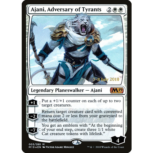 Ajani, Adversary of Tyrants FOIL - M19