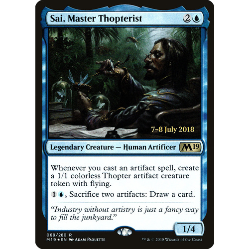 Sai, Master Thopterist FOIL - M19