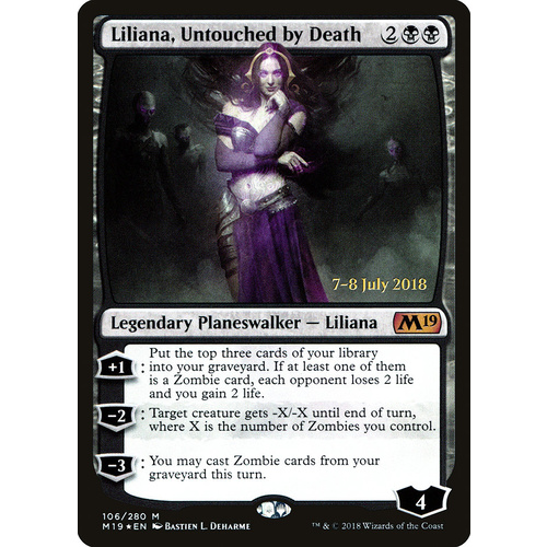 Liliana, Untouched by Death FOIL - M19