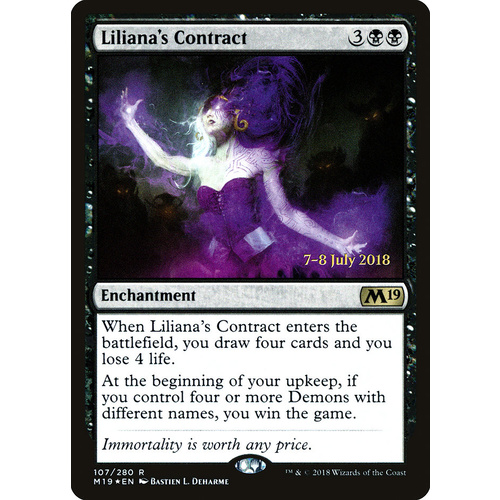 Liliana's Contract FOIL - M19