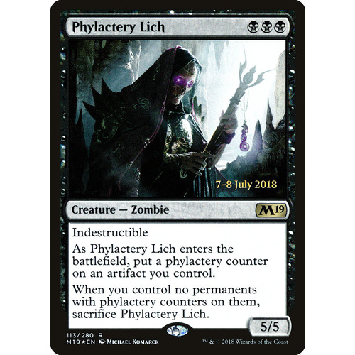 Phylactery Lich FOIL - M19