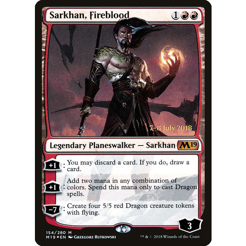Sarkhan, Fireblood FOIL - M19