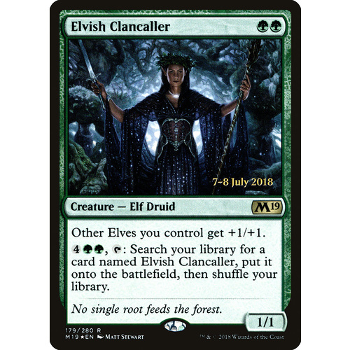 Elvish Clancaller FOIL - M19