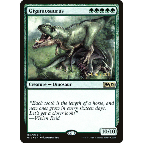 Gigantosaurus FOIL - M19