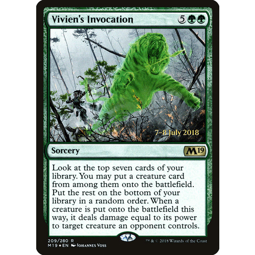 Vivien's Invocation FOIL - M19