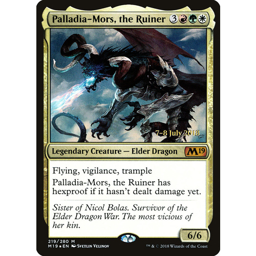 Palladia-Mors, the Ruiner FOIL - M19