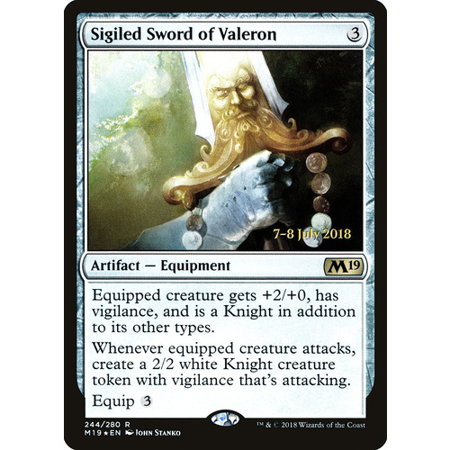 Sigiled Sword of Valeron FOIL - M19