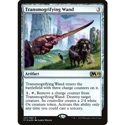 Transmogrifying Wand FOIL - M19
