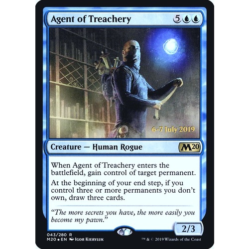 Agent of Treachery (Prerelease) FOIL - M20