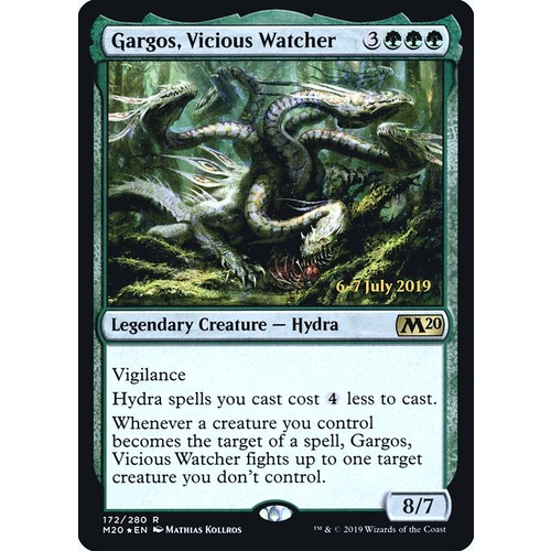 Gargos, Vicious Watcher (Prerelease) FOIL - M20