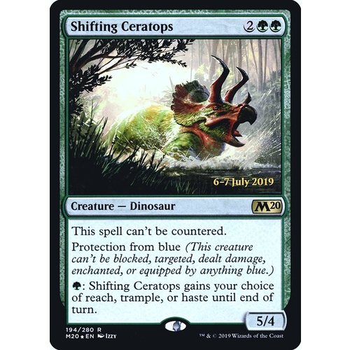 Shifting Ceratops (Prerelease) FOIL - M20