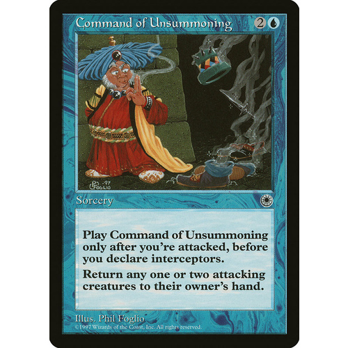 Command of Unsummoning - POR