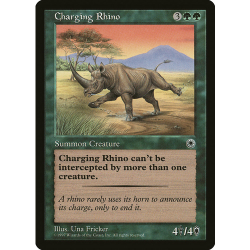 Charging Rhino - POR