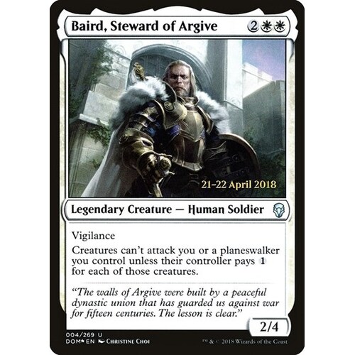 Baird, Steward of Argive FOIL - PRE
