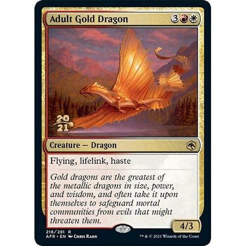 Adult Gold Dragon FOIL - PRE