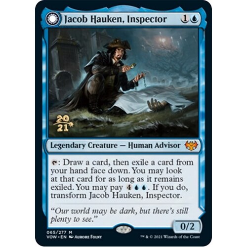 Jacob Hauken, Inspector - PRE