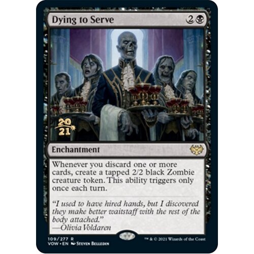 Dying to Serve - PRE