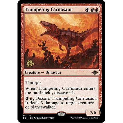 Trumpeting Carnosaur FOIL - PRE