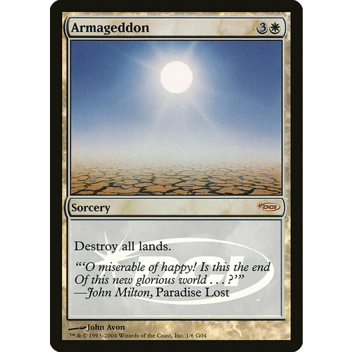 Armageddon Judge Promo FOIL