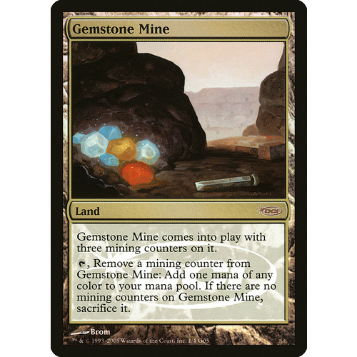 Gemstone Mine Judge Promo FOIL