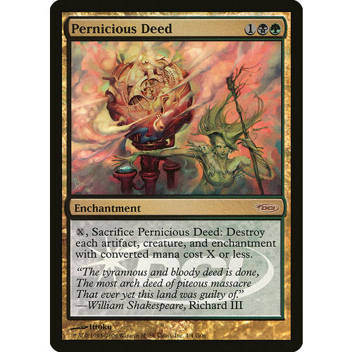 Pernicious Deed Judge Promo FOIL
