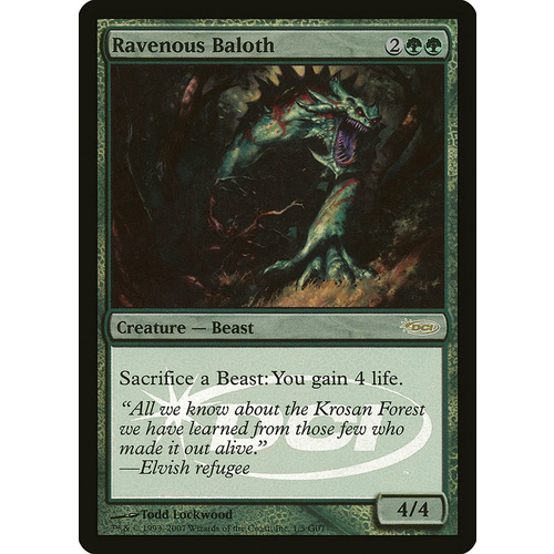 Ravenous Baloth Judge Promo FOIL