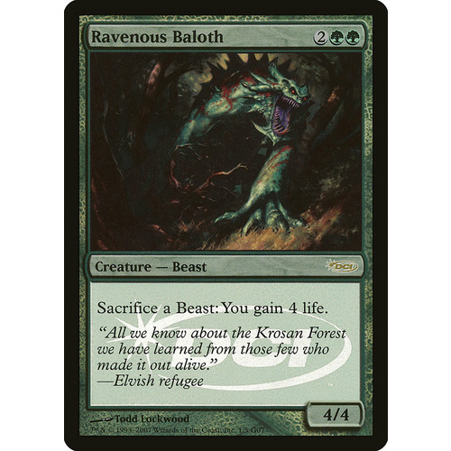 Ravenous Baloth Judge Promo FOIL