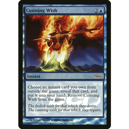 Cunning Wish Judge Promo FOIL